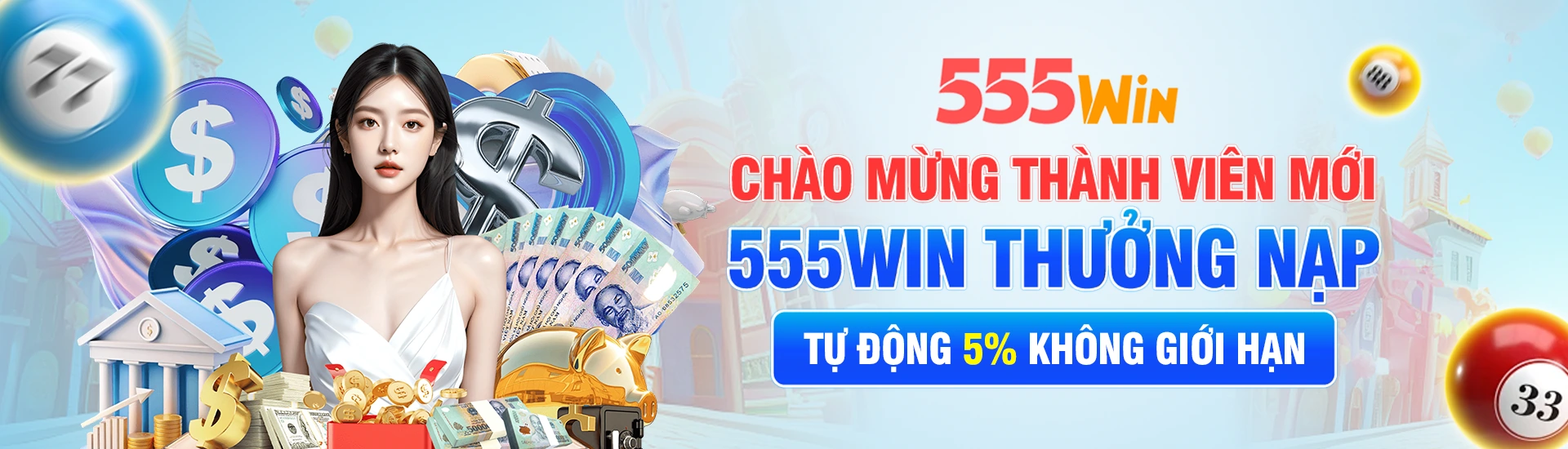 Banner thông tin 555Win số 1
